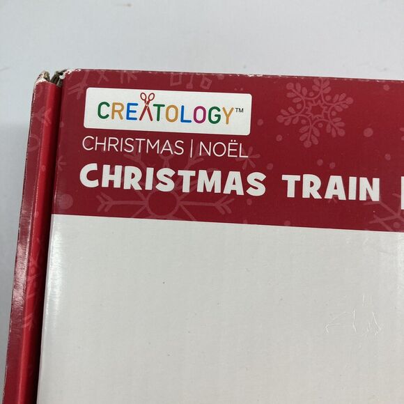 Creatology Christmas Train Craft Set Foam Lights Up Ages 6+ Santa Reindeer New - Picture 3 of 10